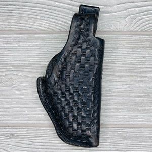 hals specialties holster for smith & wesson 68 combat leather tooled holster